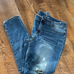 Maurices Dark Blue Skinny Jeans